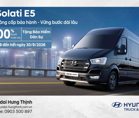 SOLATI E5 – NÂNG CẤP BẢO HÀNH, VỮNG BƯỚC DÀI LÂU!