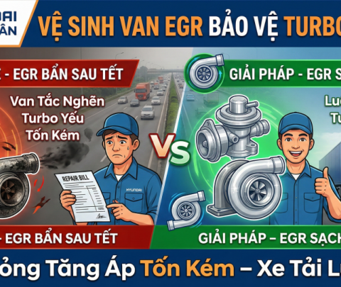 VỆ SINH VAN EGR BẢO VỆ TURBO SAU TẾT – Giải Pháp Giúp Xe Tải Luôn Bốc, Tránh Hỏng Tăng Áp Tốn Kém