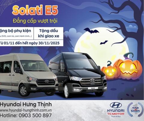 HYUNDAI SOLATI E5 – PHONG CÁCH DẪN ĐẦU