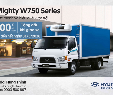 BÙNG NỔ ƯU ĐÃI THÁNG 5 – SỞ HỮU NGAY HYUNDAI MIGHTY W750!
