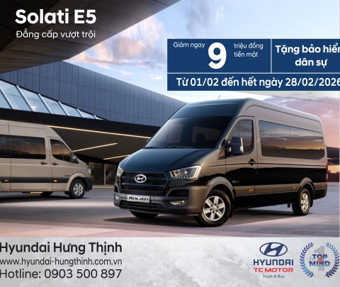 SOLATI E5 – ƯU ĐÃI LỚN, SẴN SÀNG BỨT PHÁ