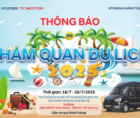 THÔNG BÁO THAM QUAN DU LỊCH HÈ 2025