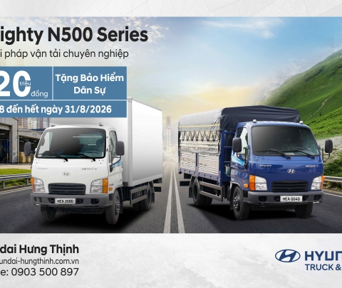 BÙNG NỔ ƯU ĐÃI THÁNG 8 – BỨC PHÁ ĐẦU ĐƯỢC MẠNH MẼ CÙNG MIGHTY N500 SERIES!
