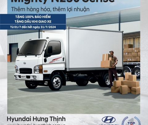 HYUNDAI NEW MIGHTY N250 VÀ N250SL - Xe Chở Hàng Nhỏ Dưới 2.5Tấn Mua Nhiều Nhất Tại Đà Nẵng.