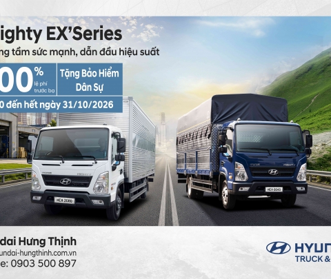 MUA XE THÁNG 10 – NHẬN TRỌN ƯU ĐÃI CÙNG MIGHTY EX’SERIES