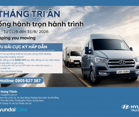 THÁNG TRI ÂN – ĐỒNG HÀNH TRỌN HÀNH TRÌNH T8 (Keeping you moving)