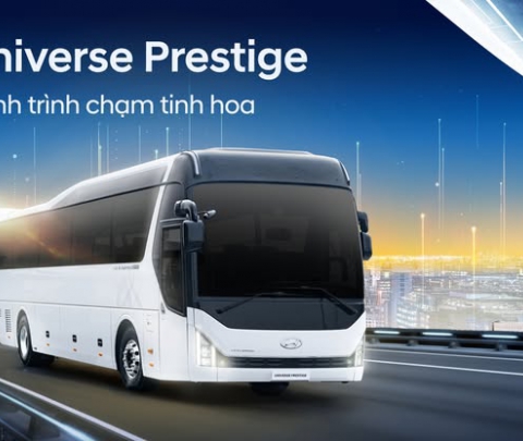 HYUNDAI THÀNH CÔNG THƯƠNG MẠI RA MẮT XE KHÁCH CAO CẤP CỠ LỚN