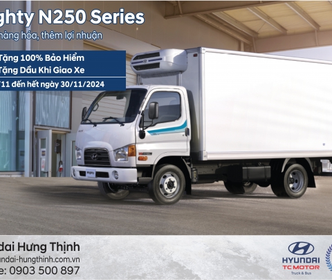 KHUYẾN MÃI THÁNG 11 - Hyundai Mighty N250' Series Euro 5